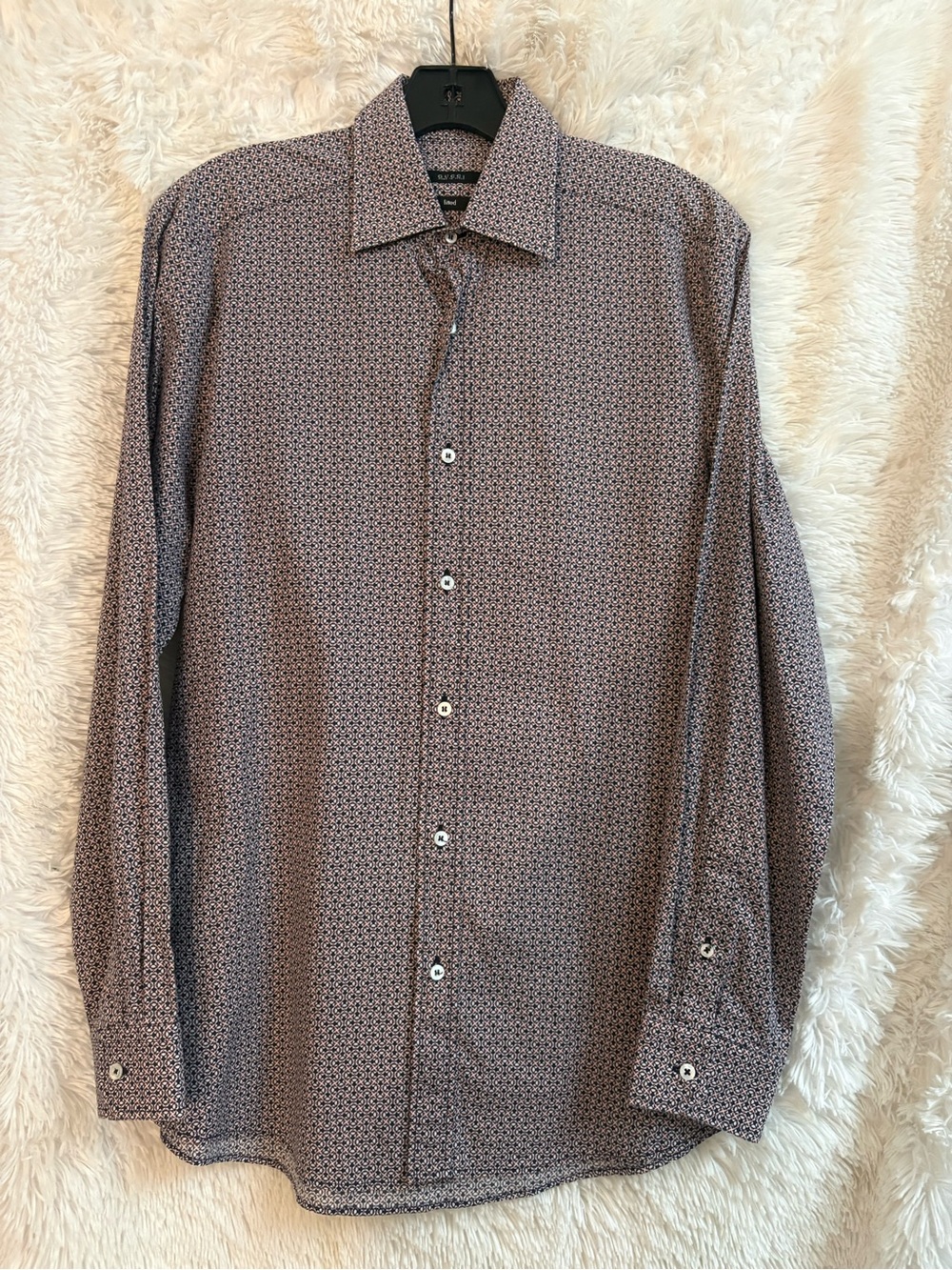 Gucci Men's Patterned Long-Sleeve Button-Up Shirt
